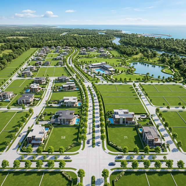 Kumar Magnacity Interactive Plot Layout Map Hadapsar - 150 Acre NA Bungalow Plots in Pune